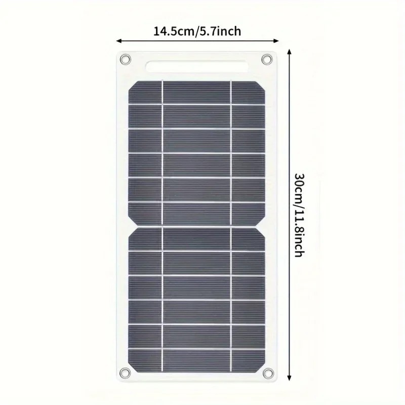 35W USB Portable Solar Panel Charger 5V for Phone Power Bank Camping Outdoor Kit