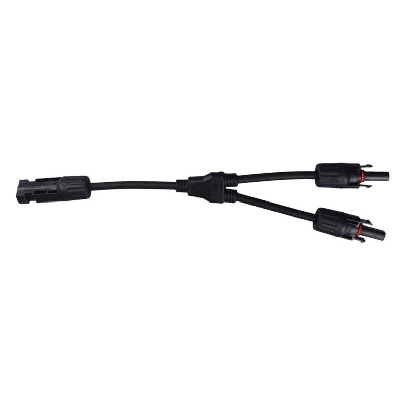 Solar Panel Y Branch Cable Connection Waterproof Adapter Connector Extension