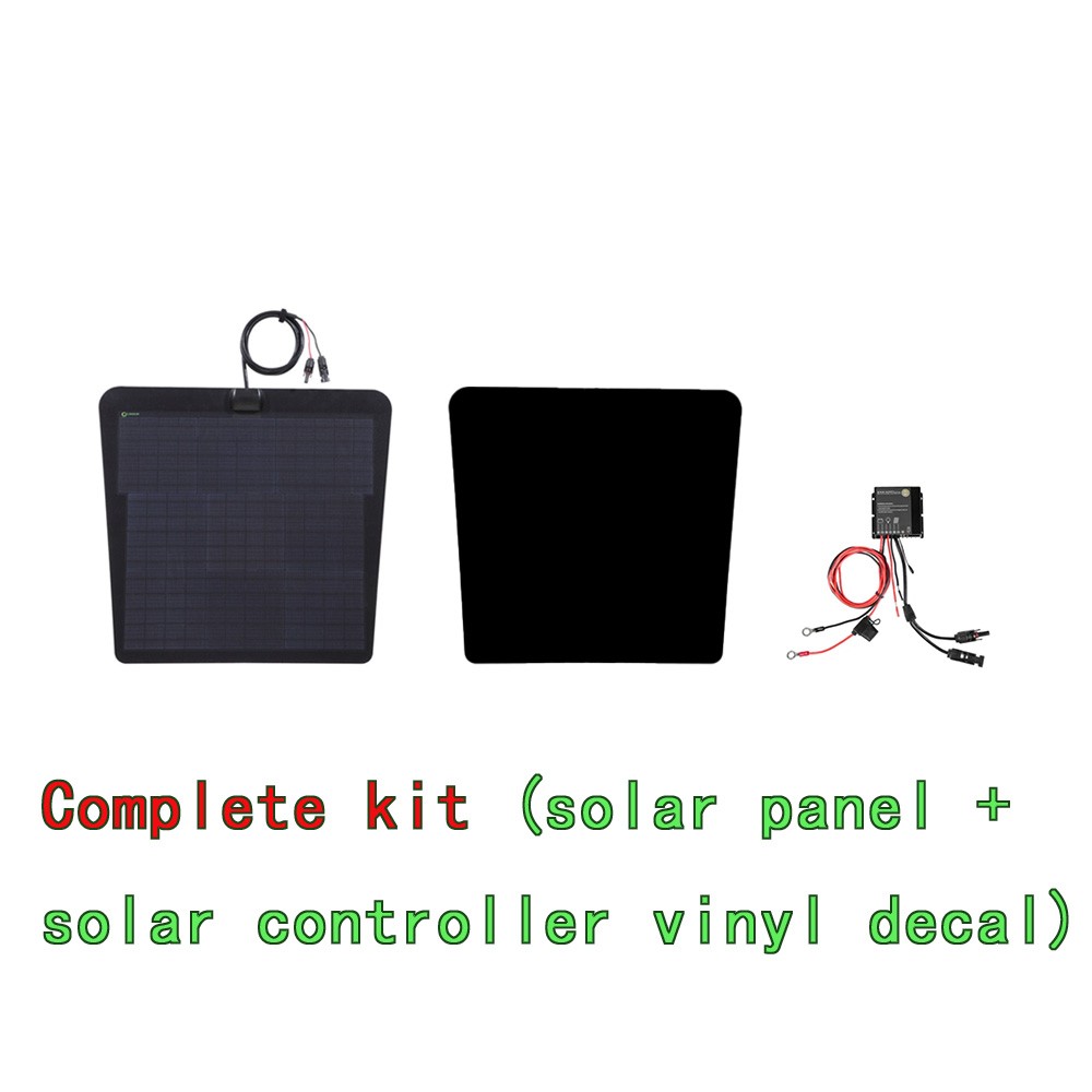 Lensun 50W 12V Hood Flexible Solar Panel for GMC Canyon (2015-2022) Easy Best