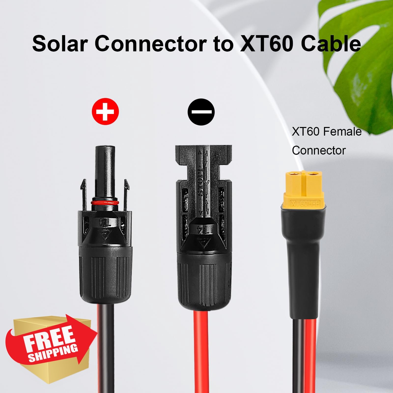 XRDS -RF Solar to XT60 Cable 15FT