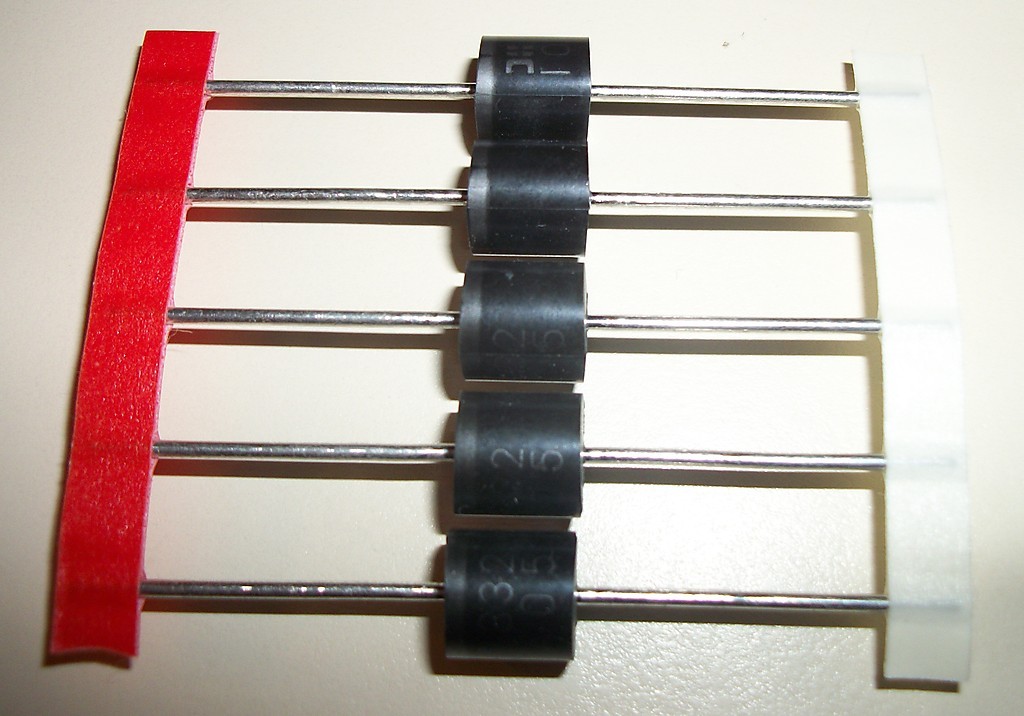 5 pcs of 10A 600V Diodes for Solar Cells Panel 10A05