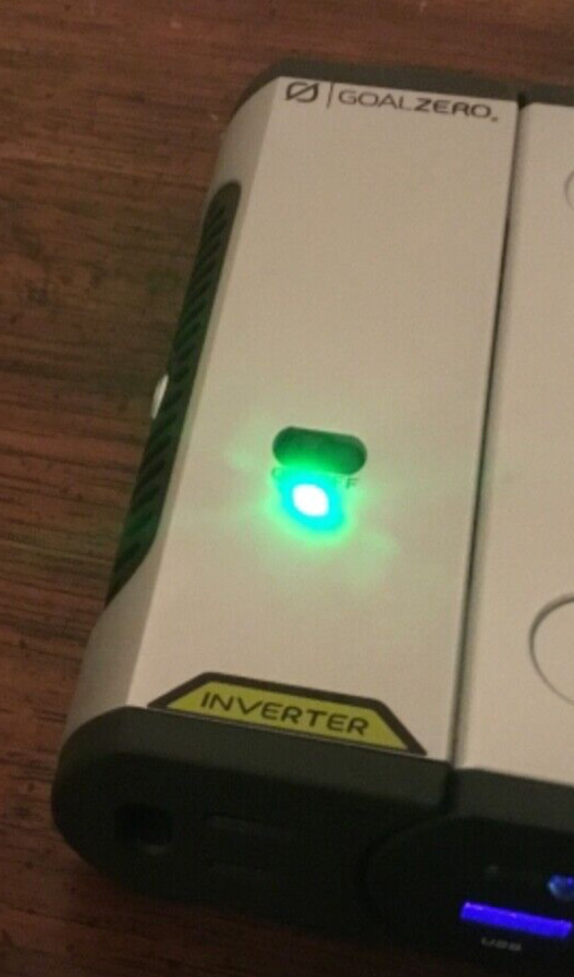 Goal Zero Sherpa INVERTER ( Bright GREEN ) light