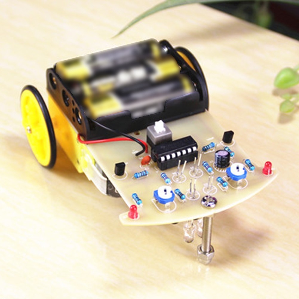 Electronic DIY Kit for Intelligent Tracking Car with Adjustable Direction
