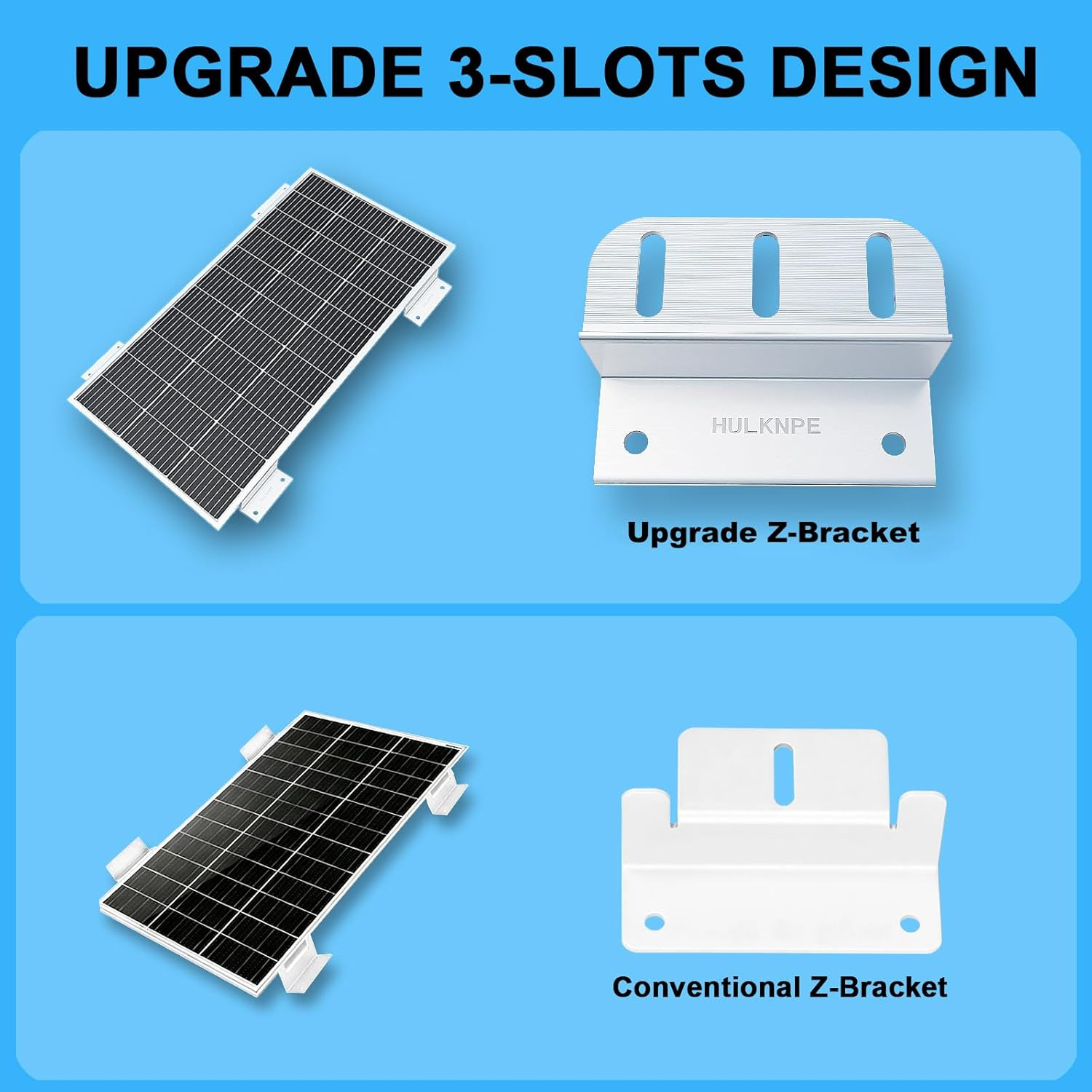 16 Units Solar Panel Mounting Brackets Z Kit Lightweight Aluminum Corrosion-Free