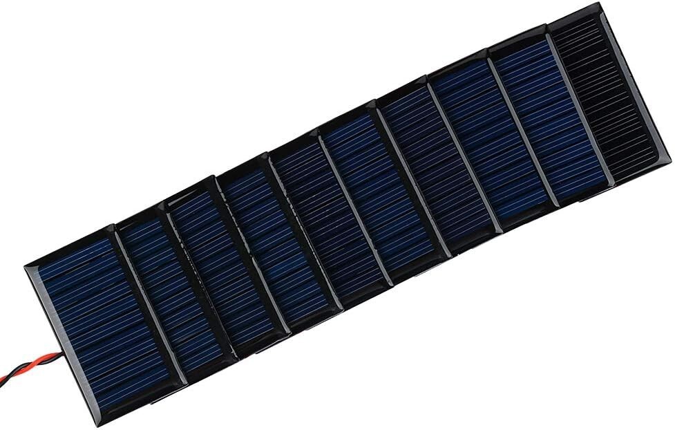 10Pcs 5V Mini Solar Panels for DIY Projects – High Efficiency and Compact Size