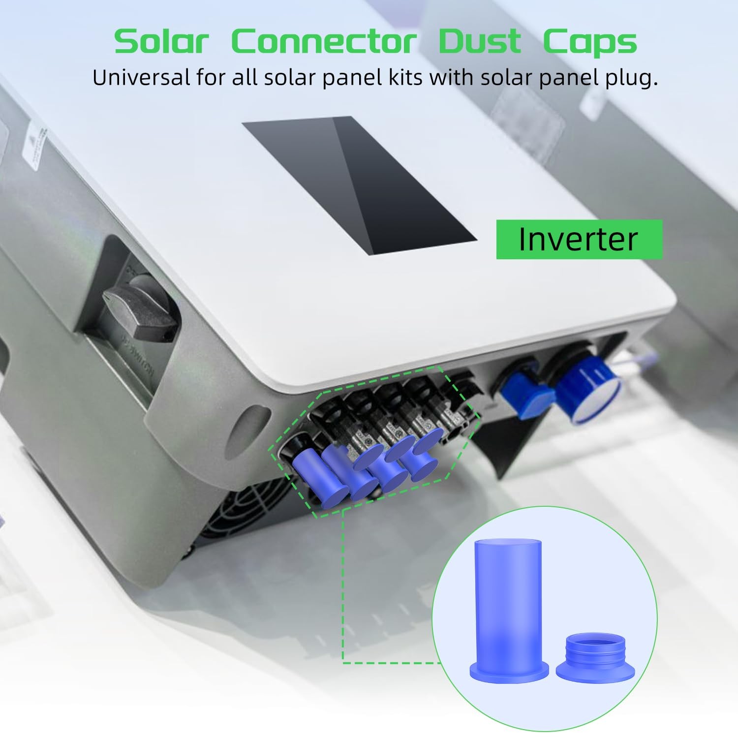 50 Pairs Solar Connector Caps, Obvious Color Solar Panel Connectors End Caps …