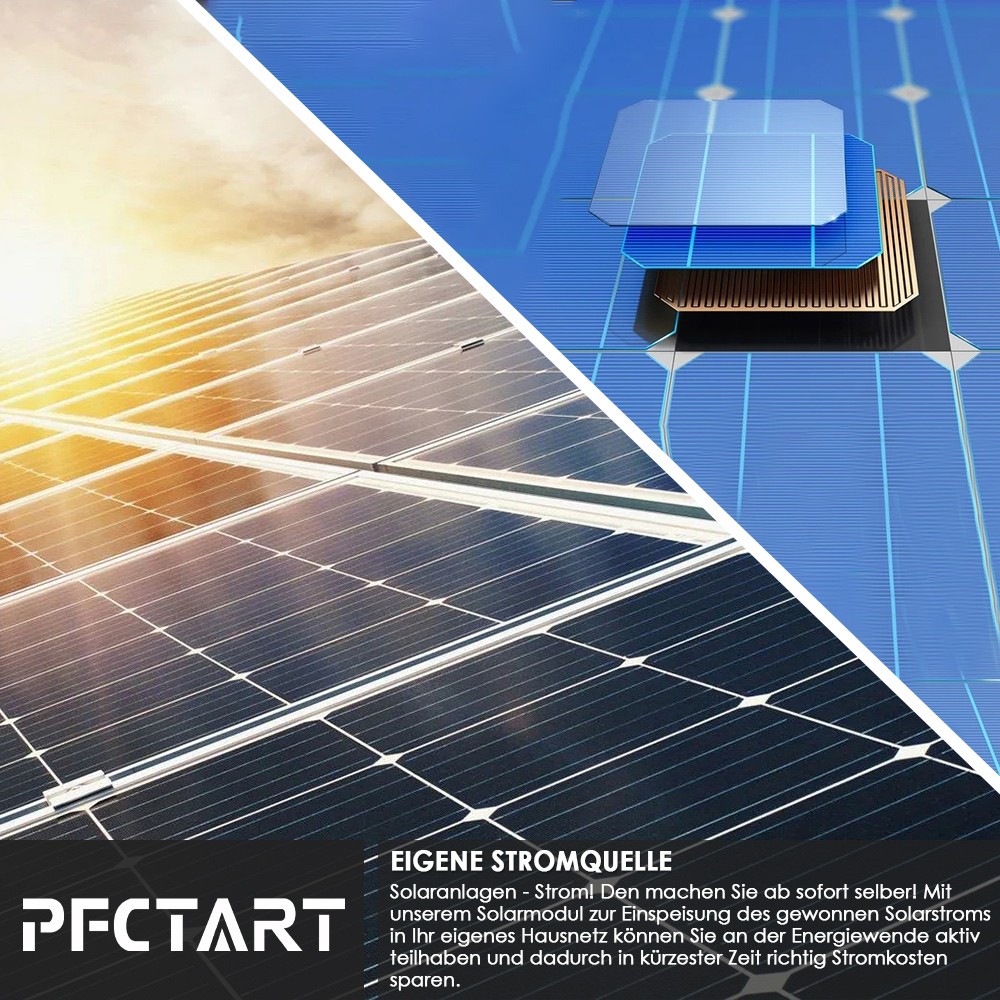200W Solar Panel Kit Mono 12V Battery Charger Controller Boat RV Car Rooftop